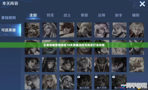 王者荣耀挑战绝悟12关全攻略，揭秘最强阵容搭配，助你轻松突破难关