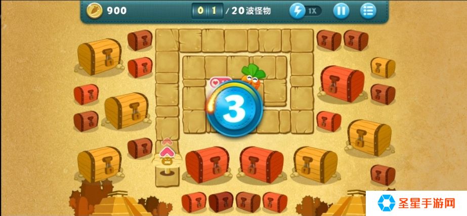保卫萝卜法老归来34关怎么通过