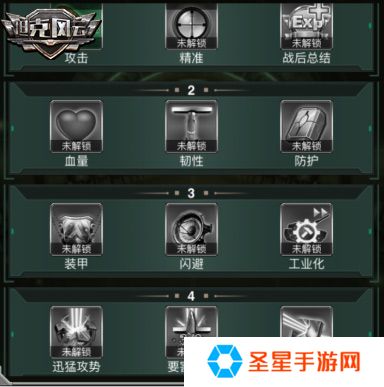 坦克风云哪些技能值得升级