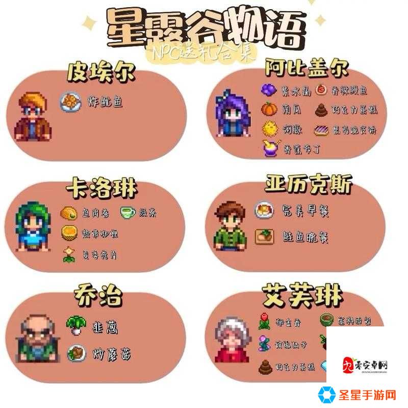 爆肝整理！星露谷物语人物喜好全清单_送礼不踩雷攻略