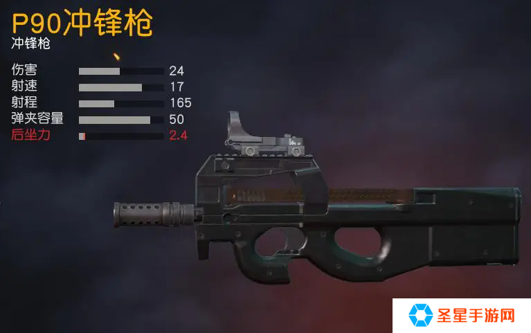 荒野行动新枪械P90冲锋枪怎么样