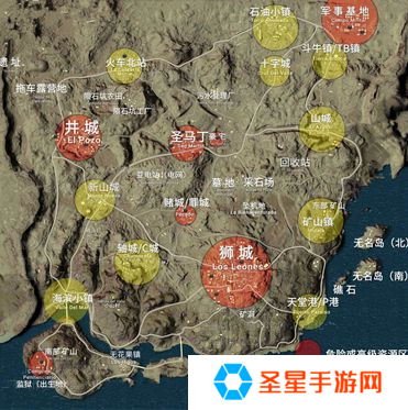 绝地求生沙漠地图98k在哪多