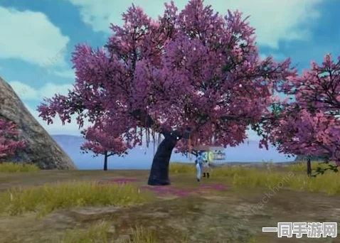和平精英，揭秘城区粉色烟花树秘境，探寻奇迹与祈福的浪漫之旅