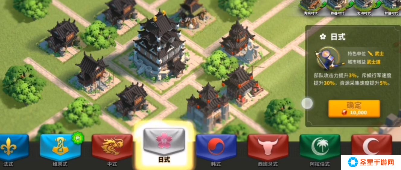 万国觉醒日式文明有什么加成