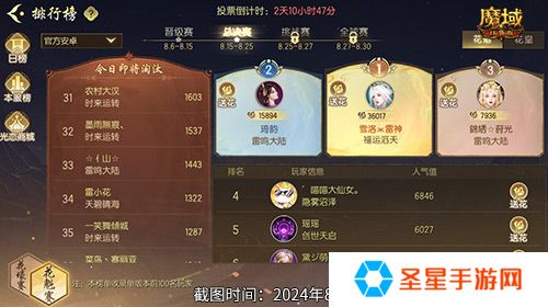 被美女包围了！魔域口袋版花魁总决赛战报