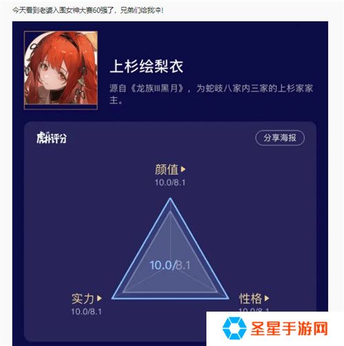 今年虎扑女神大赛，《龙族》粉丝集体演了一出“越共探头”