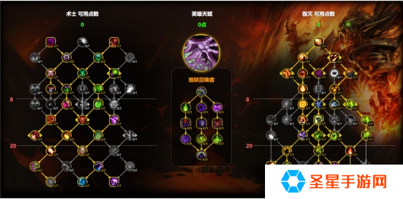 魔兽世界毁灭术天赋怎么加点