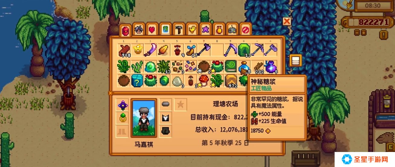 星露谷物语神秘树流怎么玩