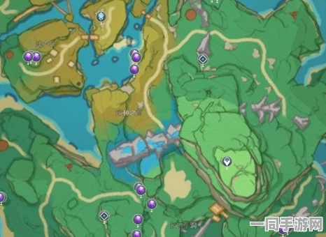 原神紫色生态与采集宝藏，全面揭秘神秘紫色世界的36+珍藏地图