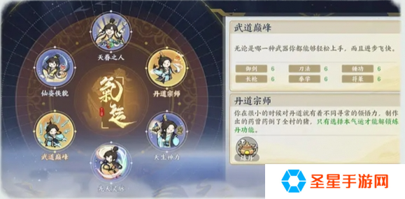 掌门下山开局天赋怎么选
